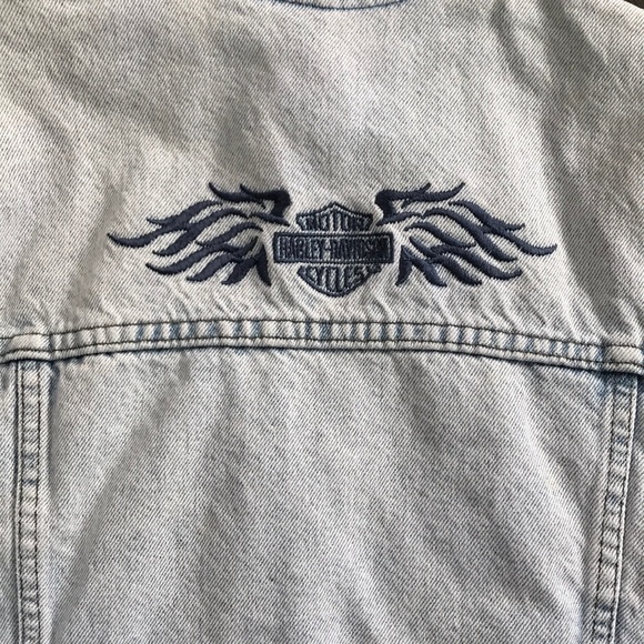 Harley Davidson jean vests - Picture 3 of 7